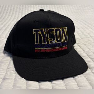 Vintage Mike Tyson Vs Mathis MGM Grand Casino 1995 SnapBack hat